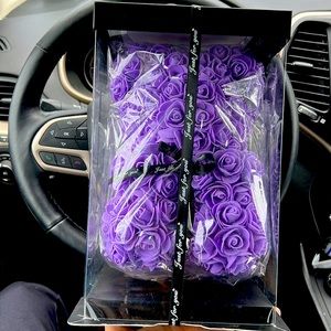 PURPLE ROSE BEAR